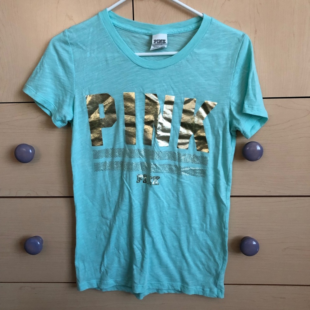 Sheer Victoria’s Secret Pink T-Shirt